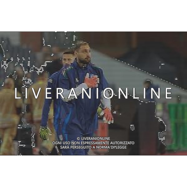 TVEM November 14, 2024 Brussels, Belgium - Belgium vs Italy - UEFA Nations League 2024/25, League A Group A2 match - King Baudouin Stadium. In the pic: Gianluigi Donnarumma of Italy foto emmanuele mastrodonato-ag aldo liverani sas