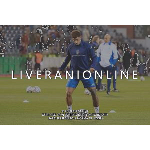 TVEM November 14, 2024 Brussels, Belgium - Belgium vs Italy - UEFA Nations League 2024/25, League A Group A2 match - King Baudouin Stadium. In the pic: Giovanni Di Lorenzo of Italy foto emmanuele mastrodonato-ag aldo liverani sas