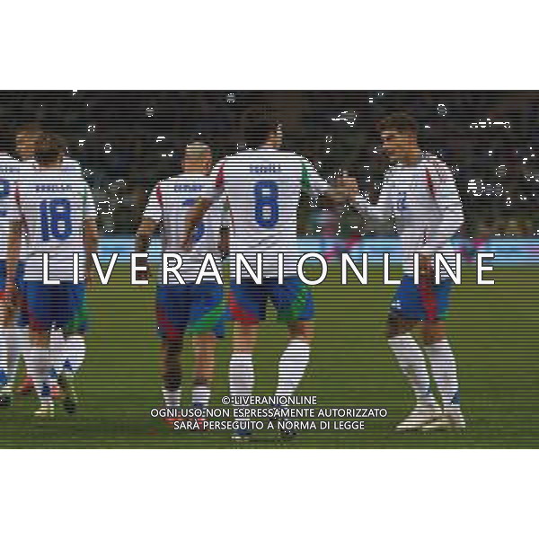 TVEM November 14, 2024 Brussels, Belgium - Belgium vs Italy - UEFA Nations League 2024/25, League A Group A2 match - King Baudouin Stadium. In the pic: Sandro Tonali of Italy celebrates after scoring a goal with Giovanni Di Lorenzo of Italy foto emmanuele mastrodonato-ag aldo liverani sas