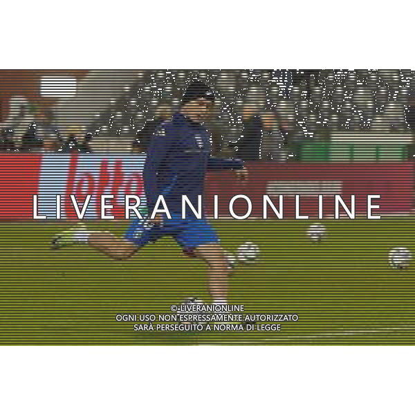 TVEM November 14, 2024 Brussels, Belgium - Belgium vs Italy - UEFA Nations League 2024/25, League A Group A2 match - King Baudouin Stadium. In the pic: Nicolò Barella of Italy foto emmanuele mastrodonato-ag aldo liverani sas