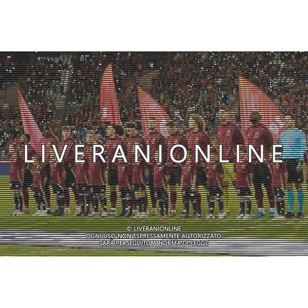 TVEM November 14, 2024 Brussels, Belgium - Belgium vs Italy - UEFA Nations League 2024/25, League A Group A2 match - King Baudouin Stadium. In the pic: Belgium team line up foto emmanuele mastrodonato-ag aldo liverani sas