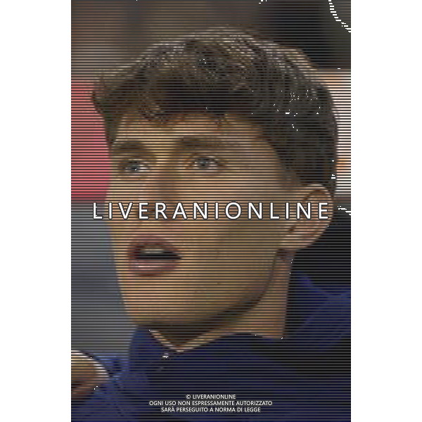 TVEM November 14, 2024 Brussels, Belgium - Belgium vs Italy - UEFA Nations League 2024/25, League A Group A2 match - King Baudouin Stadium. In the pic: Nicolò Savona of Italy foto emmanuele mastrodonato-ag aldo liverani sas