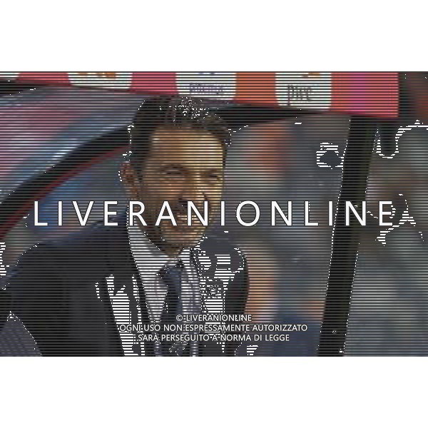 TVEM November 14, 2024 Brussels, Belgium - Belgium vs Italy - UEFA Nations League 2024/25, League A Group A2 match - King Baudouin Stadium. In the pic: Italy Head of Delegation Gianluigi Buffon foto emmanuele mastrodonato-ag aldo liverani sas