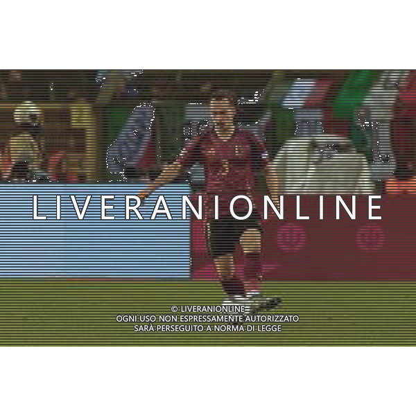TVEM November 14, 2024 Brussels, Belgium - Belgium vs Italy - UEFA Nations League 2024/25, League A Group A2 match - King Baudouin Stadium. In the pic: Arthur Theate of Belgium FOTO EMMANUELE MASTRODONATO-AG ALDO LIVERANI SAS