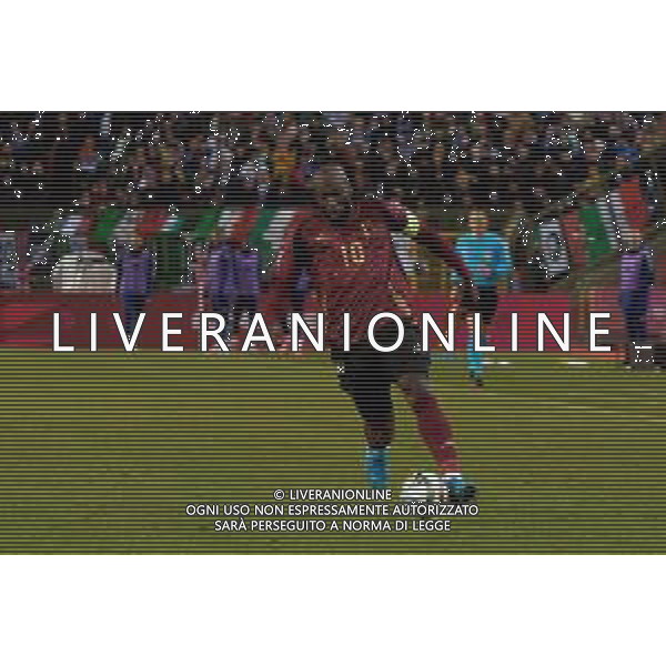 TVEM November 14, 2024 Brussels, Belgium - Belgium vs Italy - UEFA Nations League 2024/25, League A Group A2 match - King Baudouin Stadium. In the pic: Romelu Lukaku of Belgium FOTO EMMANUELE MASTRODONATO-AG ALDO LIVERANI SAS