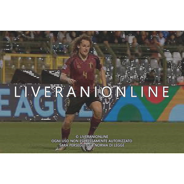 TVEM November 14, 2024 Brussels, Belgium - Belgium vs Italy - UEFA Nations League 2024/25, League A Group A2 match - King Baudouin Stadium. In the pic: Wout Faes of Belgium FOTO EMMANUELE MASTRODONATO-AG ALDO LIVERANI SAS