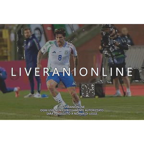 TVEM November 14, 2024 Brussels, Belgium - Belgium vs Italy - UEFA Nations League 2024/25, League A Group A2 match - King Baudouin Stadium. In the pic: Sandro Tonali of Italy FOTO EMMANUELE MASTRODONATO-AG ALDO LIVERANI SAS