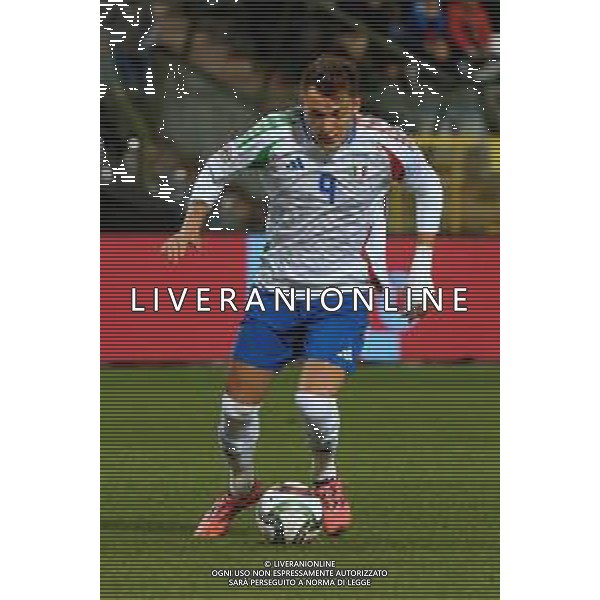 TVEM November 14, 2024 Brussels, Belgium - Belgium vs Italy - UEFA Nations League 2024/25, League A Group A2 match - King Baudouin Stadium. In the pic: Mateo Retegui of Italy FOTO EMMANUELE MASTRODONATO-AG ALDO LIVERANI SAS