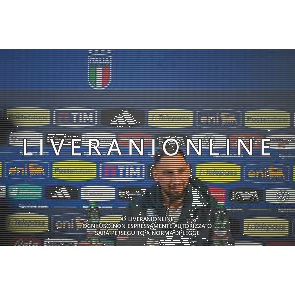 Gianluigi Donnarumma parla ai media durante la Press Conference at BPER Training Centre at Appiano Gentile on November 16, 2024 in Como, Italy ©TIZIANO BALLABIO - AGENZIA ALDO LIVERANI SAS
