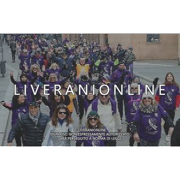 IMOLA 17 11 2024 ASSOCIAZIONE NASTRO VIOLA "CAMMINIAMO INSIEME PER LA RICERCA CONTRO IL TUMORE AL PANCREAS" NELLA FOTO PARTENZA DELLA CAMMINATA DAL CENTRO DI IMOLA ©SANNA - AGENZIA ALDO LIVERANI SAS