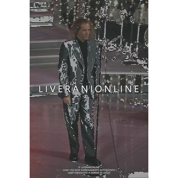 DIAP-RETROSPETTIVA MICHAEL BOLTON CANTANTE NELLA FOTO MICHAEL BOLTON AL FESTIVAL DI SANREMO NELL\'ANNO 1996 AG ALDO LIVERANI SAS