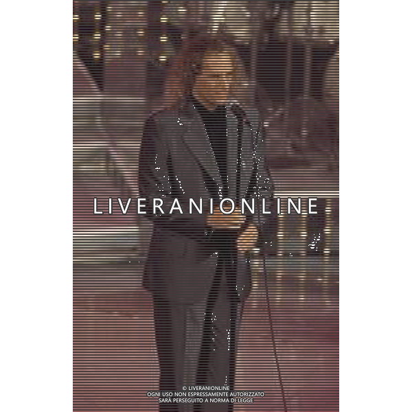 DIAP-RETROSPETTIVA MICHAEL BOLTON CANTANTE NELLA FOTO MICHAEL BOLTON AL FESTIVAL DI SANREMO NELL\'ANNO 1996 AG ALDO LIVERANI SAS