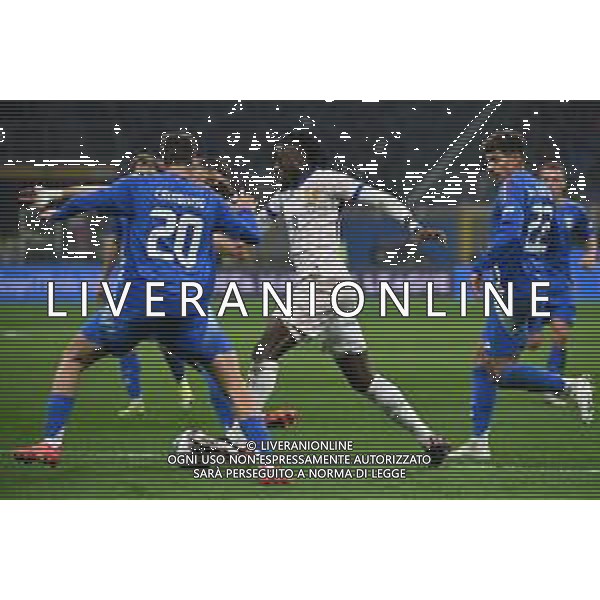 Italia vs Francia nella foto Manu Kone’ (Francia) Milano 17-11-2024 Stadio Giuseppe Meazza - San Siro UEFA Nations League - Lega A Gruppo A2 - 6a giornata foto Roberto Garavaglia/Agenzia Aldo Liverani sas- AGENZIA ALDO LIVERANI SAS