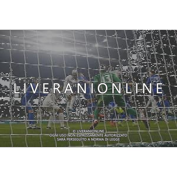 Adrien Rabiot of France scores a goal during Italy vs France, matchday 6 of League A of Uefa Nations League 2025, game at Giuseppe Meazza - San Siro stadium in Milano (MI), Italy, on November 17, 2024. (Photo by Davide Casentini)- AGENZIA ALDO LIVERANI SAS