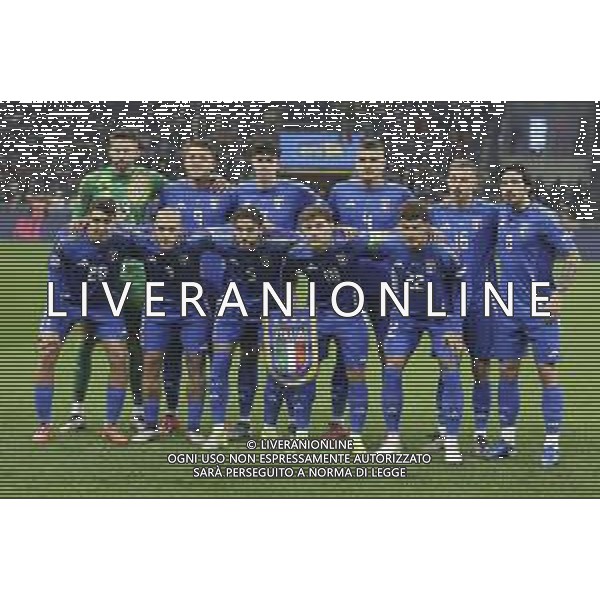 formazione italia - Italy team photo during Italy vs France, matchday 6 of League A of Uefa Nations League 2025, game at Giuseppe Meazza - San Siro stadium in Milano (MI), Italy, on November 17, 2024. (Photo by Davide Casentini)- AGENZIA ALDO LIVERANI SAS