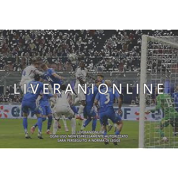 Adrien Rabiot of France scores a goal during Italy vs France, matchday 6 of League A of Uefa Nations League 2025, game at Giuseppe Meazza - San Siro stadium in Milano (MI), Italy, on November 17, 2024. (Photo by Davide Casentini)- AGENZIA ALDO LIVERANI SAS
