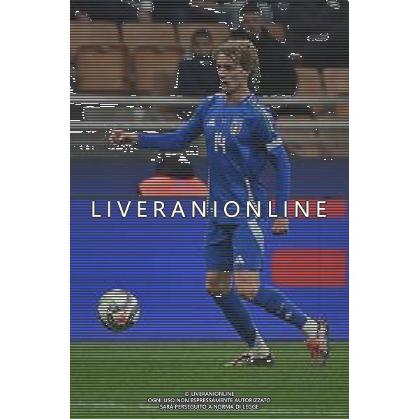 Italia vs Francia nella foto Nicolò Rovella (Italia) Milano 17-11-2024 Stadio Giuseppe Meazza - San Siro UEFA Nations League - Lega A Gruppo A2 - 6a giornata foto Roberto Garavaglia/Agenzia Aldo Liverani sas
