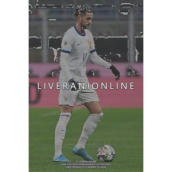 Italia vs Francia nella foto Adrien Rabiot (Francia) Milano 17-11-2024 Stadio Giuseppe Meazza - San Siro UEFA Nations League - Lega A Gruppo A2 - 6a giornata foto Roberto Garavaglia/Agenzia Aldo Liverani sas