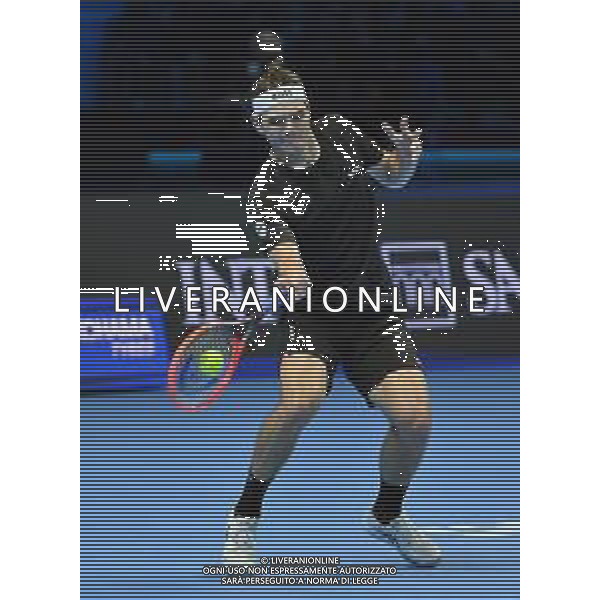 Jannik Sinner - Taylor Fritz Finale - NITTO ATP Finals TENNIS 2024 - TORINO 17.11.2024 Vincitore Jannik Sinner che supera Taylor Fritz con il punteggio di 6-4 6-4 Nella foto Taylor Fritz Foto Mezzelani Ferdinando GMT- AGENZIA ALDO LIVERANI SAS