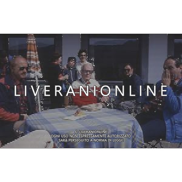 DIAP-RETROSPETTIVA SANDRO PERTINI POLITICO E PRESIDENTE DELLA REPUBBLICA ITALIANA NELLA FOTO SANDRO PERTINI PRESIDENTE DELLA REPUBBLICA ITALIA IN FERIE IN VAL GARDENA NELL\'ANNO 1982 AG ALDO LIVERANI SAS
