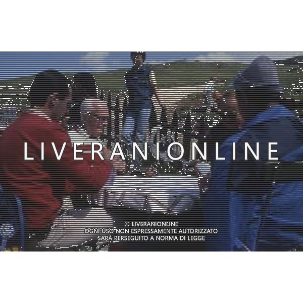 DIAP-RETROSPETTIVA SANDRO PERTINI POLITICO E PRESIDENTE DELLA REPUBBLICA ITALIANA NELLA FOTO SANDRO PERTINI PRESIDENTE DELLA REPUBBLICA ITALIA IN FERIE IN VAL GARDENA NELL\'ANNO 1982 AG ALDO LIVERANI SAS