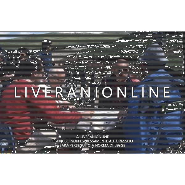 DIAP-RETROSPETTIVA SANDRO PERTINI POLITICO E PRESIDENTE DELLA REPUBBLICA ITALIANA NELLA FOTO SANDRO PERTINI PRESIDENTE DELLA REPUBBLICA ITALIA IN FERIE IN VAL GARDENA NELL\'ANNO 1982 AG ALDO LIVERANI SAS 