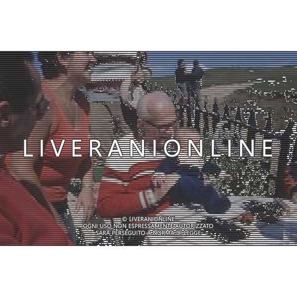 DIAP-RETROSPETTIVA SANDRO PERTINI POLITICO E PRESIDENTE DELLA REPUBBLICA ITALIANA NELLA FOTO SANDRO PERTINI PRESIDENTE DELLA REPUBBLICA ITALIA IN FERIE IN VAL GARDENA NELL\'ANNO 1982 AG ALDO LIVERANI SAS 