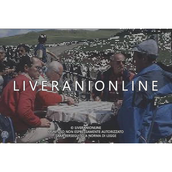 DIAP-RETROSPETTIVA SANDRO PERTINI POLITICO E PRESIDENTE DELLA REPUBBLICA ITALIANA NELLA FOTO SANDRO PERTINI PRESIDENTE DELLA REPUBBLICA ITALIA IN FERIE IN VAL GARDENA NELL\'ANNO 1982 AG ALDO LIVERANI SAS 