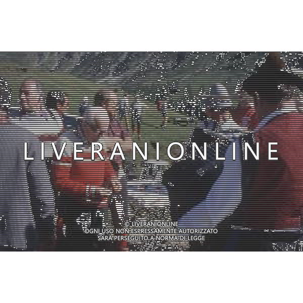 DIAP-RETROSPETTIVA SANDRO PERTINI POLITICO E PRESIDENTE DELLA REPUBBLICA ITALIANA NELLA FOTO SANDRO PERTINI PRESIDENTE DELLA REPUBBLICA ITALIA IN FERIE IN VAL GARDENA NELL\'ANNO 1982 AG ALDO LIVERANI SAS 