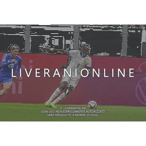 Marcus Thuram of France play the ball during Italy vs France, matchday 6 of League A of Uefa Nations League 2025, game at Giuseppe Meazza - San Siro stadium in Milano (MI), Italy, on November 17, 2024. (Photo by Davide Casentini)- AGENZIA ALDO LIVERANI SAS