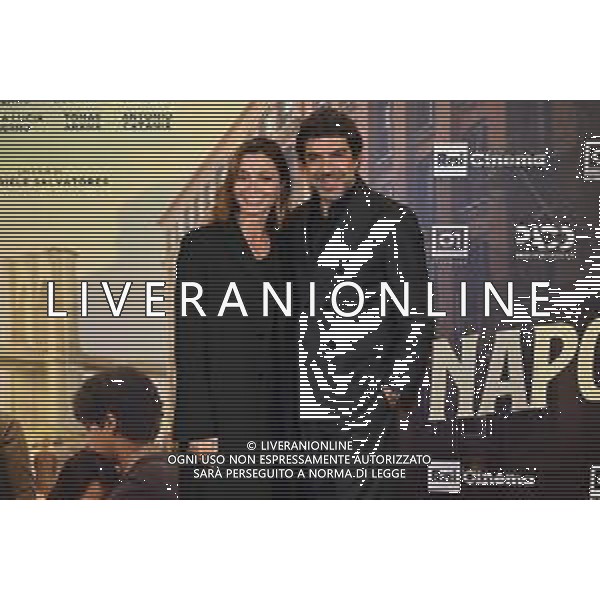 TVRG Photocall Napoli New York nella foto Anna Ferzetti e Pierfrancesco Favino Milano 19-11-2024 Photocall alla prima milanese del film Napoli New York foto Roberto Garavaglia/Agenzia Aldo Liverani sas