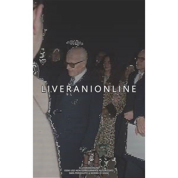 DIAP-RETROSPETTIVA SANDRO PERTINI POLITICO E PRESIDENTE DELLA REPUBBLICA ITALIANA NELLA FOTO SANDRO PERTINI IN VISITA A MILANO NELL\'ANNO 1979 AG ALDO LIVERANI SAS