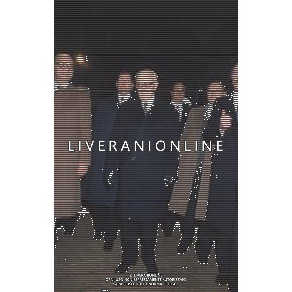 DIAP-RETROSPETTIVA SANDRO PERTINI POLITICO E PRESIDENTE DELLA REPUBBLICA ITALIANA NELLA FOTO SANDRO PERTINI IN VISITA A MILANO NELL\'ANNO 1979 AG ALDO LIVERANI SAS