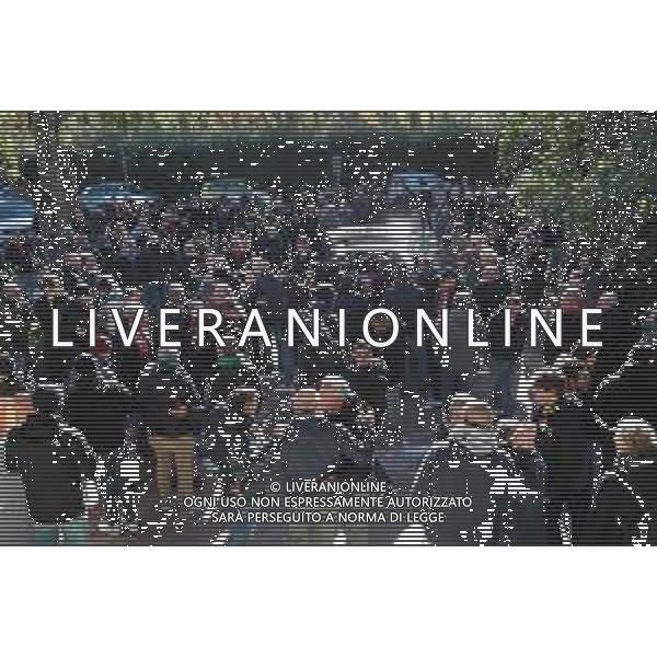 IMOLA 23 11 2024 FUNERALE DI DEVIS CALZONI TIFOSO DELL\'ANDREA COSTA BASKET ©SANNA - AGENZIA ALDO LIVERANI SAS