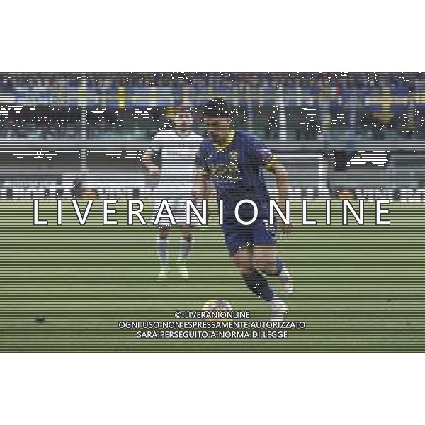Abdou Harroui of Hellas Verona FC play the ball during Hellas Verona FC vs Inter FC, 13° Serie A Enilive 2024-25 game at Marcantonio Bentegodi stadium in Verona (VR), Italy, on November 23, 2024. (Photo by Davide Casentini)- AGENZIA ALDO LIVERANI SAS
