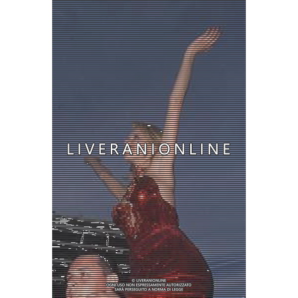 DIAP-RETROSPETTIVA EVA HERZIGOVA MODELLA E ATTRICE NELLA FOTO EVA HERZIGOVA A CANNES NELL\'ANNO 1996 AG ALDO LIVERANI SAS 