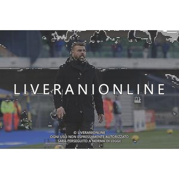 Paolo Zanetti Head Coach of Hellas Verona FC looks during Hellas Verona FC vs Inter FC, 13° Serie A Enilive 2024-25 game at Marcantonio Bentegodi stadium in Verona (VR), Italy, on November 23, 2024. (Photo by Davide Casentini)- AGENZIA ALDO LIVERANI SAS