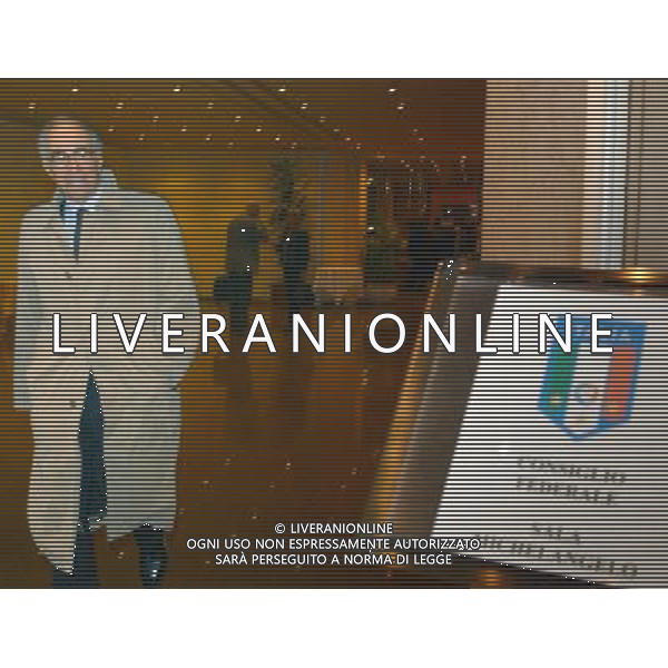 MILANO 20-1-06 HOTEL MICHELANGELO CONSIGLIO FEDERALE FIGC NELLA FOTO: CARRARO FRANCO PH: CAPRA/LIVERANI