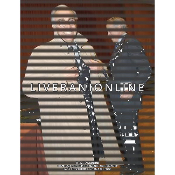 MILANO 20-1-06 HOTEL MICHELANGELO CONSIGLIO FEDERALE FIGC NELLA FOTO: CARRARO FRANCO PH: CAPRA/LIVERANI