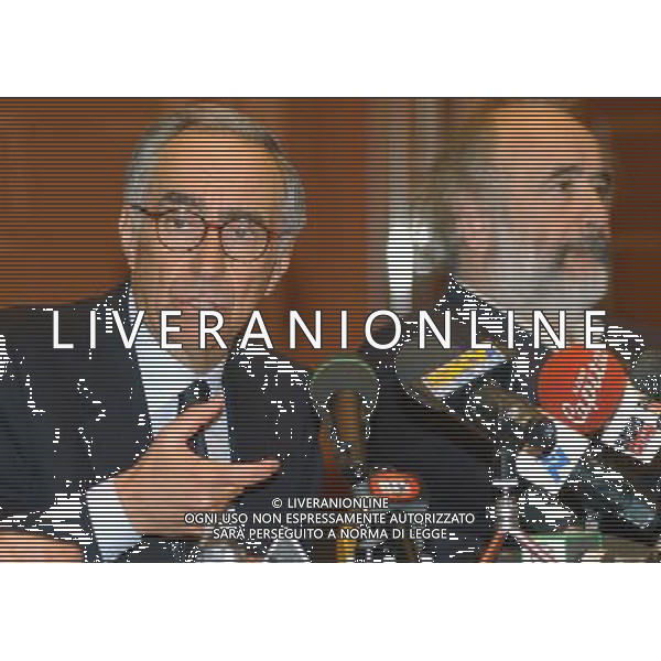 MILANO 20-1-06 HOTEL MICHELANGELO CONSIGLIO FEDERALE FIGC NELLA FOTO: CARRARO FRANCO PH: CAPRA/LIVERANI