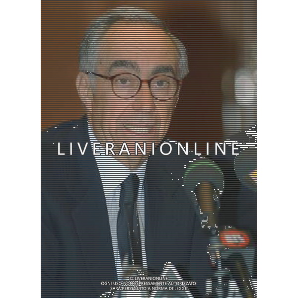 MILANO 20-1-06 HOTEL MICHELANGELO CONSIGLIO FEDERALE FIGC NELLA FOTO: CARRARO FRANCO PH: CAPRA/LIVERANI