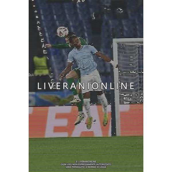 Edvin Kurtulus of P.F.C. Ludogorets and Tijjani Noslin of S.S. Lazio in action during the UEFA Europa League 2024/25 League Phase MD5 match between S.S. Lazio and P.F.C. Ludogorets at Olympic Stadium on November 28, 2024 in Rome, Italy.-Agenzia ALDO LIVERANI SAS