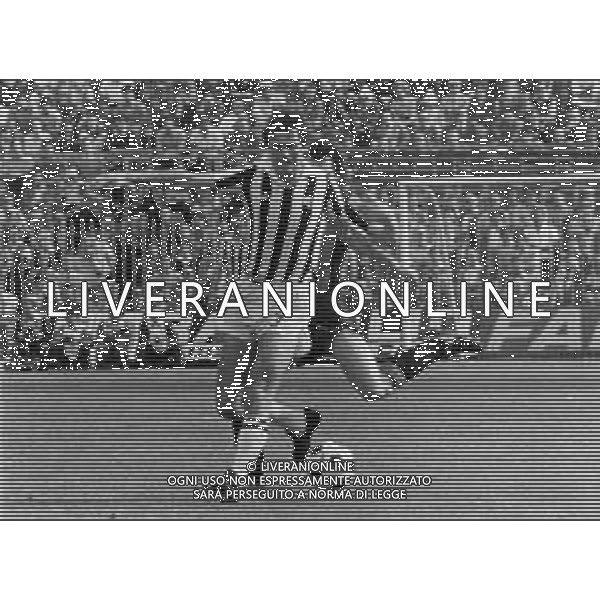 ST- RETROSPETTIVA BOLDINI SIMONE CALCIATORE NELLA FOTO BOLDINI SIMONE CON LA MAGLIA DELL’ASCOLI CALCIO NEGLI ANNI ’80 AG ALDO LIVERANI SAS