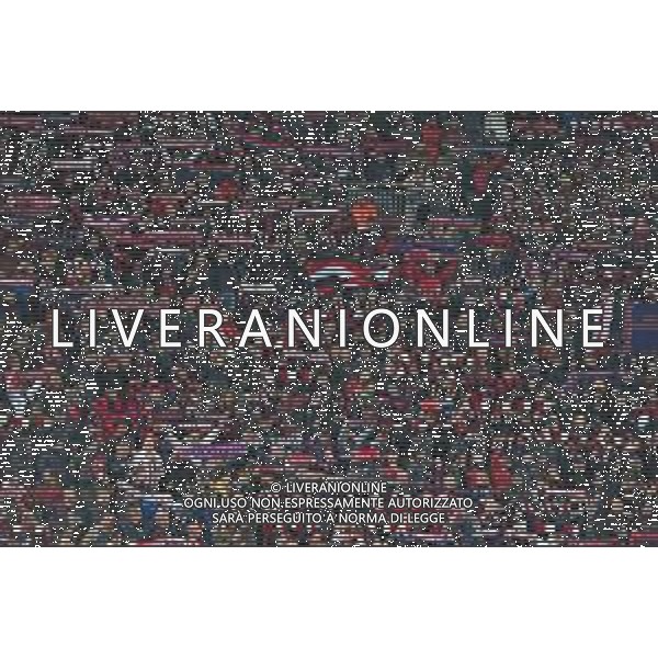29-11-2024. Cagliari calcio-Hellas Verona, 14° giornata Serie A calcio Italia 2024/2025, stadio Unipol Domus Cagliari. Foto Salvatore Moi/Agenzia Aldo Liverani s.as. Nella foto: Sconvolts, tifosi del Cagliari calcio in curva nord dello stadio Unipol Domus. ©MOI SALVATORE - AGENZIA ALDO LIVERANI SAS