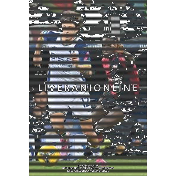 29-11-2024. Cagliari calcio-Hellas Verona, 14° giornata Serie A calcio Italia 2024/2025, stadio Unipol Domus Cagliari. Foto Salvatore Moi/Agenzia Aldo Liverani s.as. Nella foto: Domagoj Bradaric Verona, Zito Luvumbo Cagliari ©MOI SALVATORE - AGENZIA ALDO LIVERANI SAS