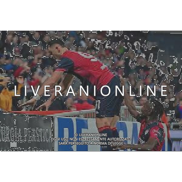 29-11-2024. Cagliari calcio-Hellas Verona, 14° giornata Serie A calcio Italia 2024/2025, stadio Unipol Domus Cagliari. Foto Salvatore Moi/Agenzia Aldo Liverani s.as. Nella foto: Gol ed esultanza del Cagliari contro Hellas Verona in casa allo stadio Unipol Domus. Segna:Roberto Piccoli Cagliari ©MOI SALVATORE - AGENZIA ALDO LIVERANI SAS