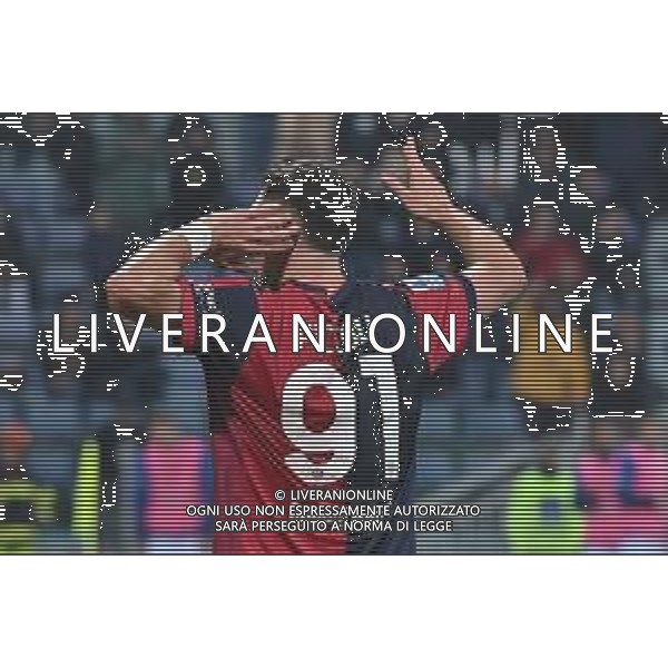 29-11-2024. Cagliari calcio-Hellas Verona, 14° giornata Serie A calcio Italia 2024/2025, stadio Unipol Domus Cagliari. Foto Salvatore Moi/Agenzia Aldo Liverani s.as. Nella foto: Gol ed esultanza del Cagliari contro Hellas Verona in casa allo stadio Unipol Domus. Segna:Roberto Piccoli Cagliari ©MOI SALVATORE - AGENZIA ALDO LIVERANI SAS