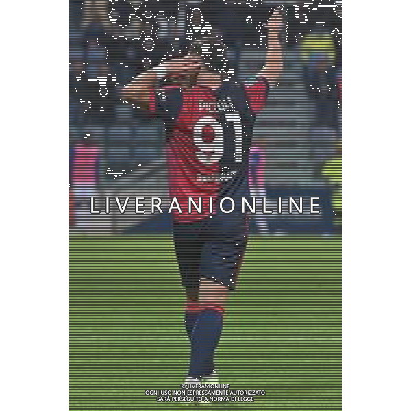 29-11-2024. Cagliari calcio-Hellas Verona, 14° giornata Serie A calcio Italia 2024/2025, stadio Unipol Domus Cagliari. Foto Salvatore Moi/Agenzia Aldo Liverani s.as. Nella foto: Gol ed esultanza del Cagliari contro Hellas Verona in casa allo stadio Unipol Domus. Segna:Roberto Piccoli Cagliari ©MOI SALVATORE - AGENZIA ALDO LIVERANI SAS
