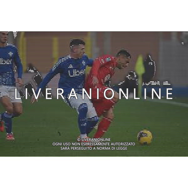 TVRG Como vs Monza nella foto Alberto Moreno Perez (Como) e Gianluca Caprari (Monza) Como 30-11-2024 Stadio Giuseppe Sinigaglia Campionato Serie A Enilive - 14a giornata foto Roberto Garavaglia/Agenzia Aldo Liverani sas