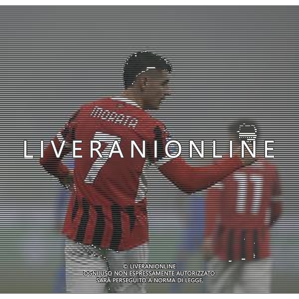 Esultanza dopogol alvaro morata -MILAN - EMPOLI CAMPIONATO CALCIO SERIE A 30.11.2024 ©PAOLO GIAMPIETRI - AGENZIA ALDO LIVERANI SAS